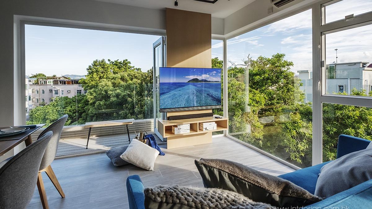 Garden View from TaiPo East Village House's Living Room